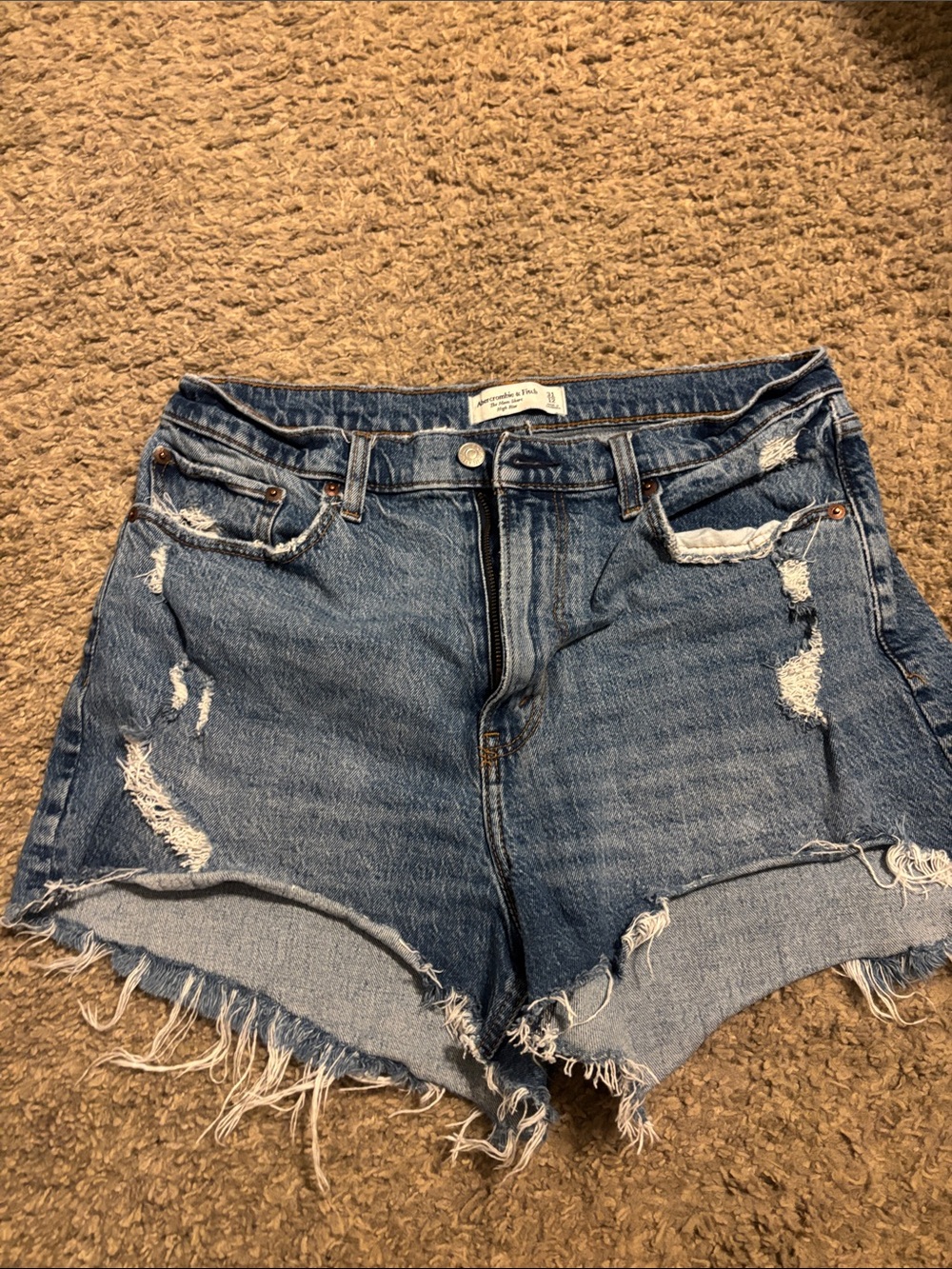 High rise mom shorts